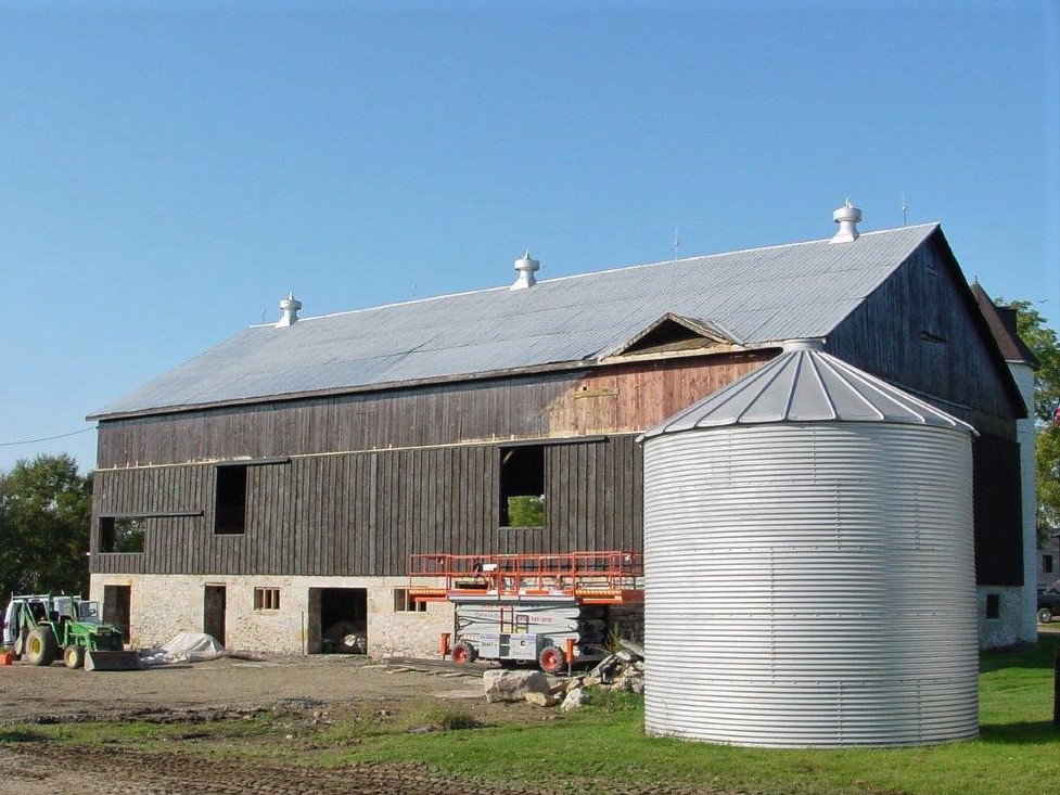 Lightning protection on barn